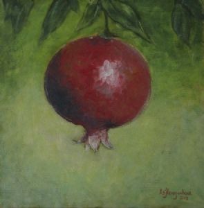"Hanging Pomegranate"