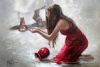 "Die Alabaster fles / The marble bottle"