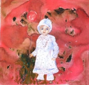 "Little Girl with Balloon"
