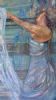"Lady in blue"