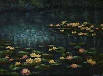 "Serene Lily Pond"