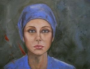 "Girl with Scarf"