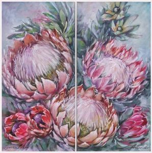 "Proteas (VI) Diptych"