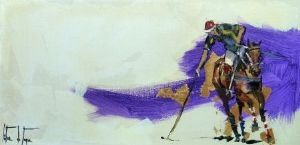 "Horse Sport Purple 2"