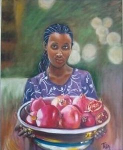 "Woman With Pomegranates"