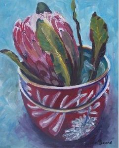 "Protea in Bowl"