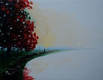 "Misty Lake"