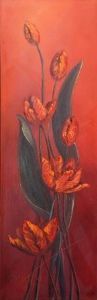 "Tulips in Red"