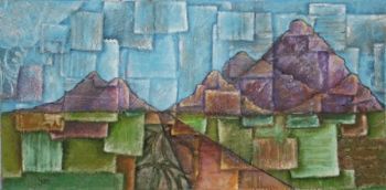 "Mountain Landscape with Road"