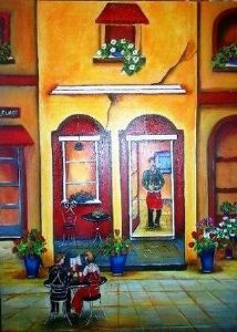 "Café Scene 2"