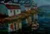 "Pelicans and Bergriver Houses"