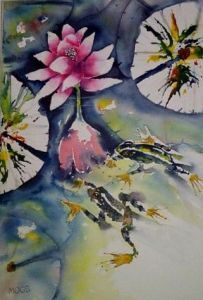 "Frogs in Pond"