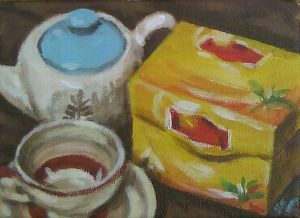 "Still Life With Tea Box"