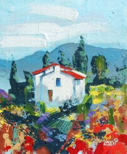 "Original Landscape and House by Lani"