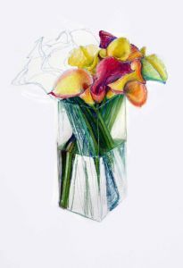 "Lilies in a Vase"