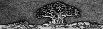 "Baobab-Tree of Life 1 in Metal 1/1."