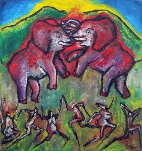"When Elephants Fight"