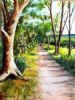 "Summer, Hazy View"