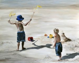 "Playtime on the Beach"