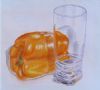 "Yellow Pepper and Glass"