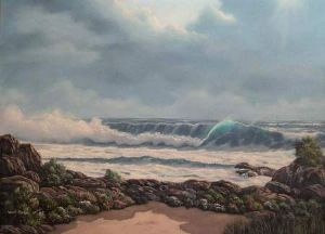 "Stormy West Coast Sea"