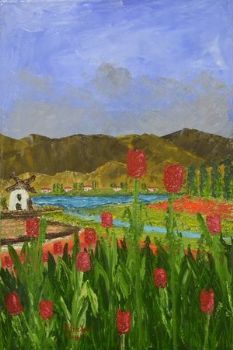 "Abstract Tulip Landscape"