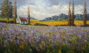"Lavender Field in Stellenbosch"