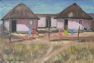 "Pink Xhosa Huts"