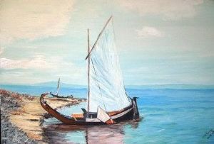 "Seaweed Boat Aveiro Portugal"