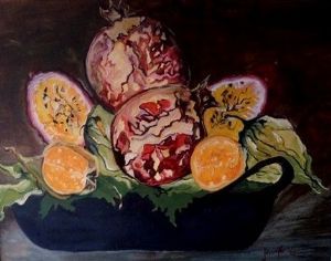 "Bowl of Fruit - Inside Out"