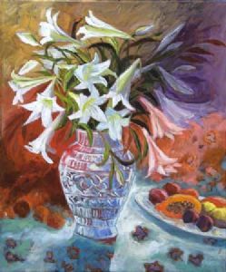 "Lilies with Fruit"