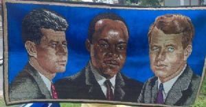 "The Kennedy Brothers and Dr Martin Luther King"