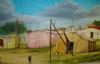 "Painting of Township in Langkloof"