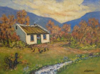 "Cottage by the Stream"