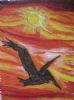 "Pelican in Flight"