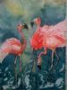 "Flamingos in the Mist"