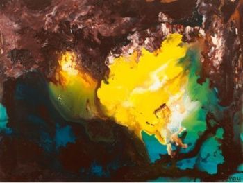 "Sunbeams through Ocean Waters"