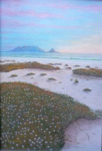"Table Mountain from Bloubergstrand"
