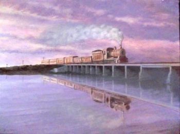 "Train at Sedgefield"