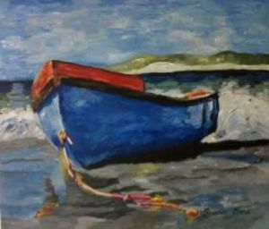 "Blue Fishing Boat"