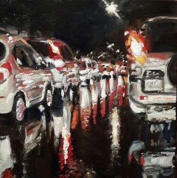 "Wet Cape Town Traffic #10"