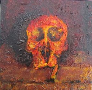 "Juvenile Baboon Skull 30"