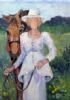 "Equestrienne in White"