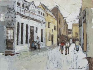 "Old Cape Town Street Scene"