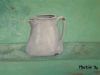 "Vintage Enamel Milk Jug"