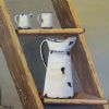 "Old Jug on Ladder "