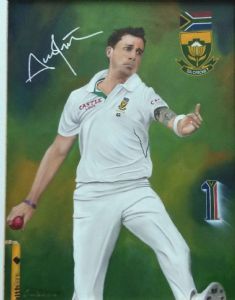 "Dale Steyn 1 autographed"