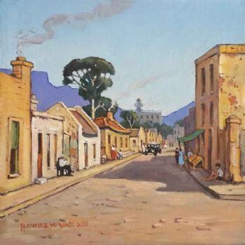 "Street Scene Old Cape Town"