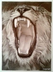 "Lion Roaring"