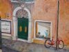 "Red Bicycle in Verona"